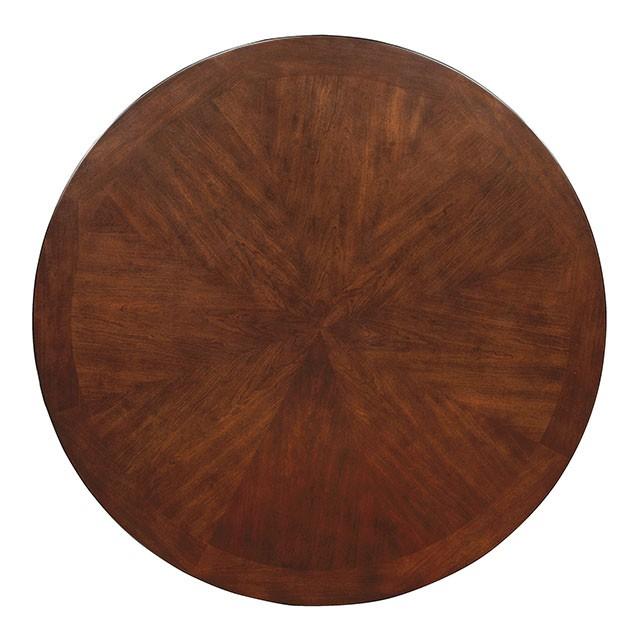 Carlisle Brown Cherry Round Dining Table - Furniture Center (NY)