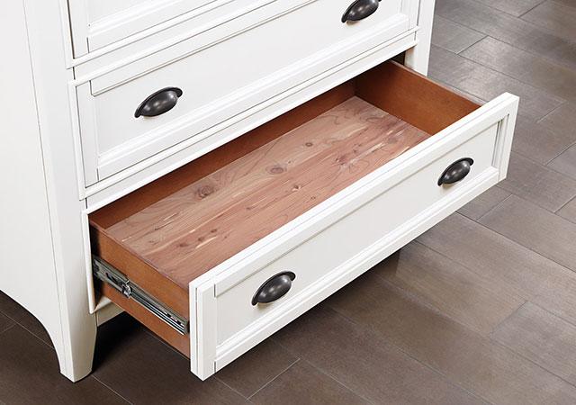CASTILE Chest, White - Furniture Center (NY)