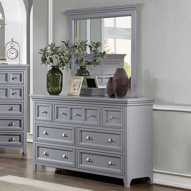CASTLILE Dresser, Gray - Furniture Center (NY)