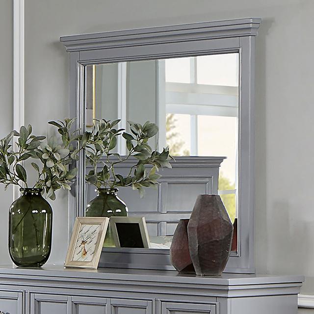CASTLILE Mirror, Gray - Furniture Center (NY)