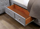 CASTLILE Queen Bed, Gray - Furniture Center (NY)