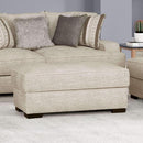 ARDENFOLD Ottoman, Beige & Gray - Furniture Center (NY)