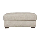 ARDENFOLD Ottoman, Beige & Gray - Furniture Center (NY)