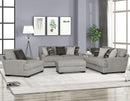 ARDENFOLD Ottoman, Beige & Gray - Furniture Center (NY)
