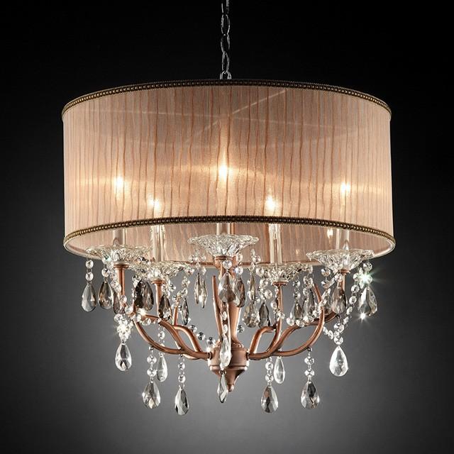 CECELIA Ceiling Lamp, Hanging Crystal - Furniture Center (NY)