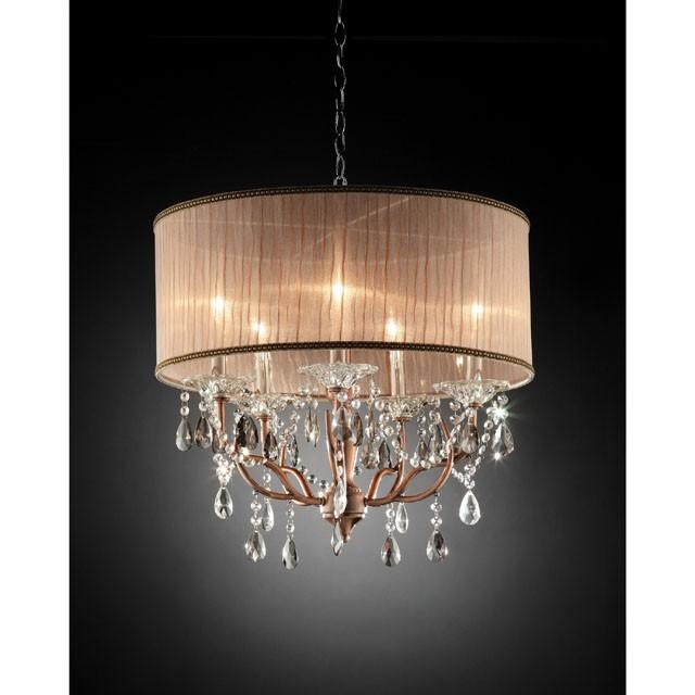 CECELIA Ceiling Lamp, Hanging Crystal - Furniture Center (NY)
