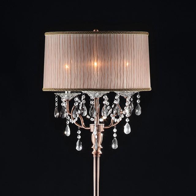 CECELIA Floor Lamp, Hanging Crystal - Furniture Center (NY)