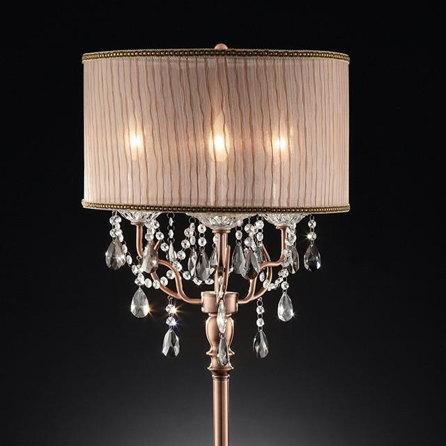 CECELIA Floor Lamp, Hanging Crystal - Furniture Center (NY)
