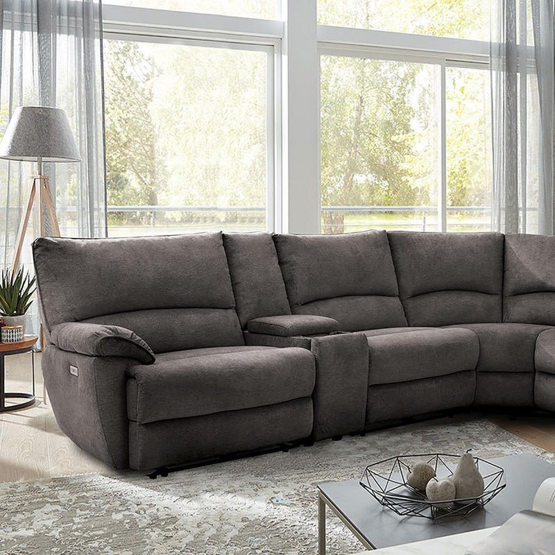 CERELIA Power Sectional, Gray - Furniture Center (NY)