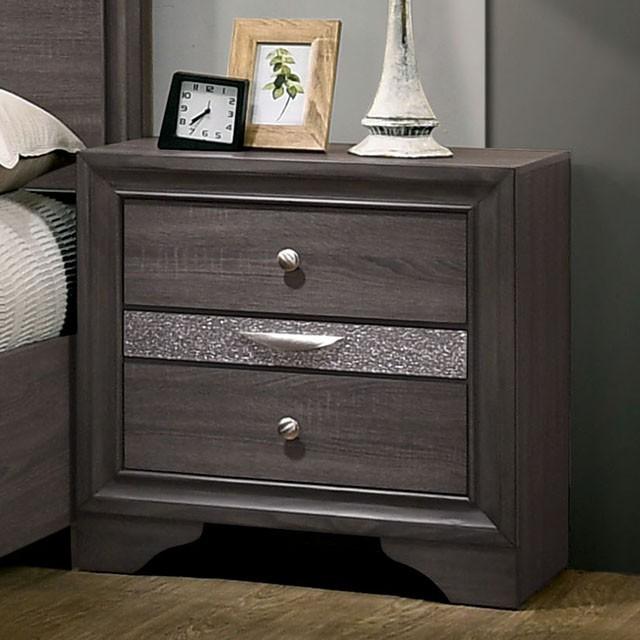 Chrissy Gray Night Stand - Furniture Center (NY)