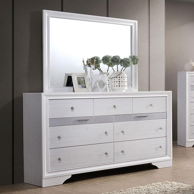 Chrissy White Dresser - Furniture Center (NY)