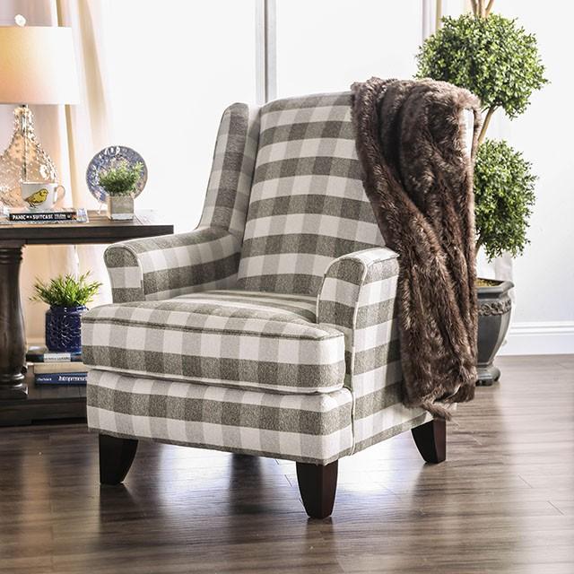 Christine Light Gray Chair - Furniture Center (NY)