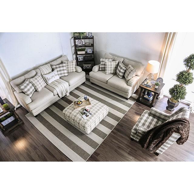 Christine Light Gray Sofa - Furniture Center (NY)