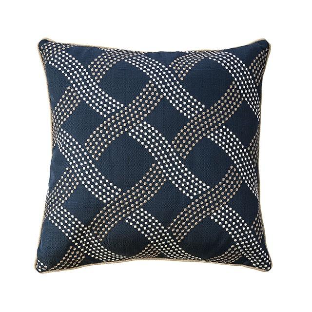 Cici Navy 20" X 20" Pillow, Navy (2/CTN) - Furniture Center (NY)