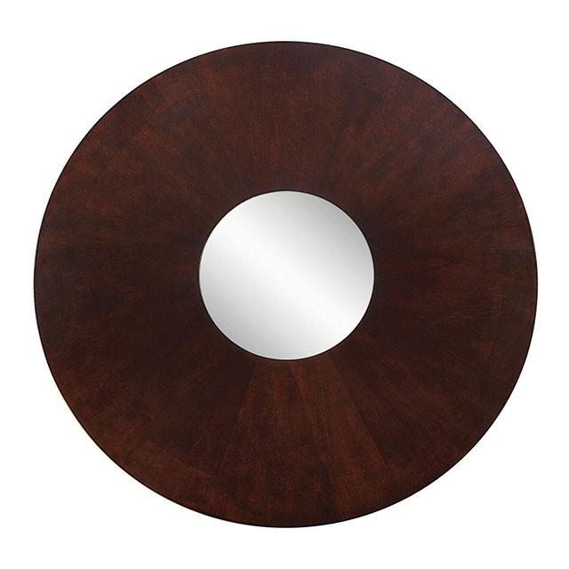 Cimma Espresso Round Dining Table - Furniture Center (NY)