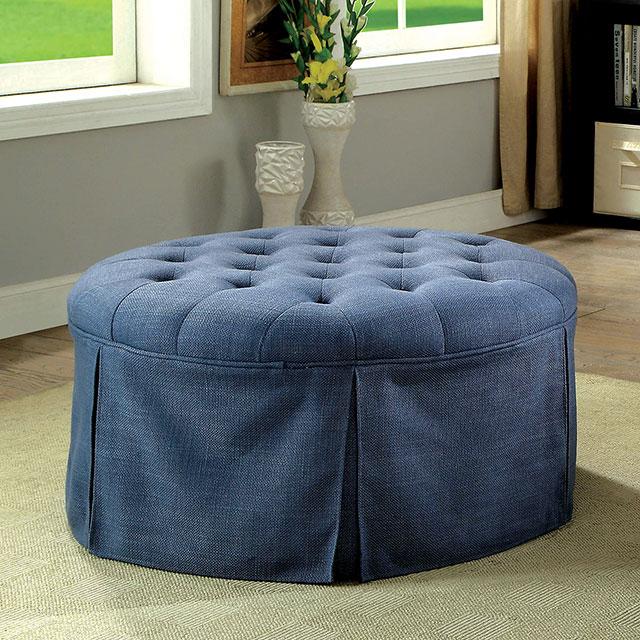 Claes Round Ottoman - Furniture Center (NY)