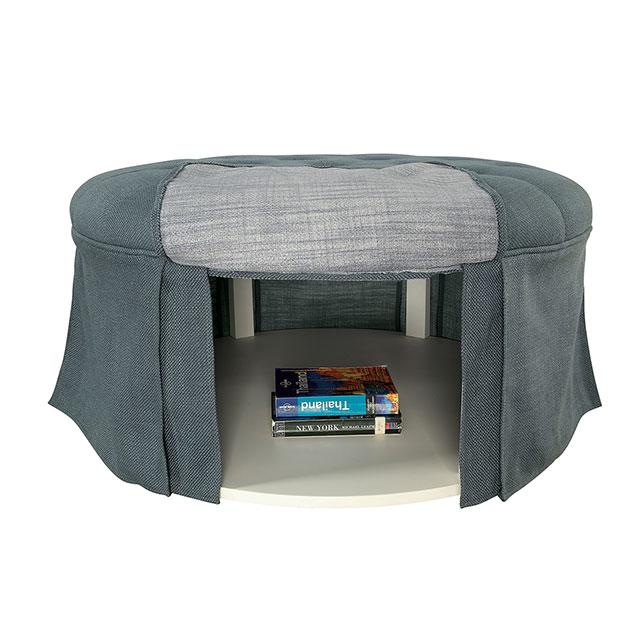 Claes Round Ottoman - Furniture Center (NY)