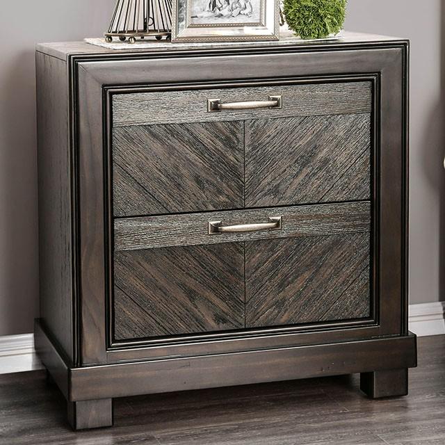 Argyros Espresso Night Stand - Furniture Center (NY)