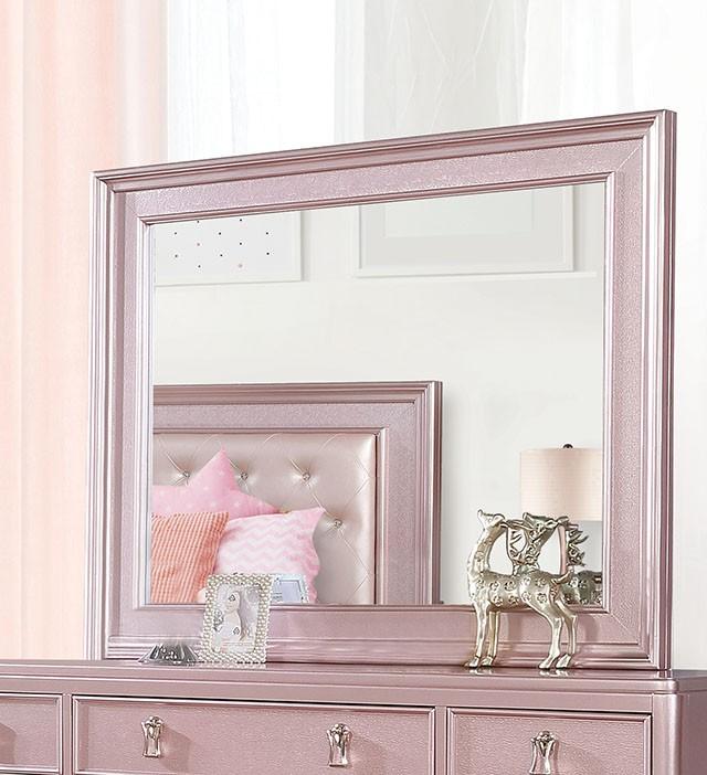 Ariston Rose Pink Mirror - Furniture Center (NY)