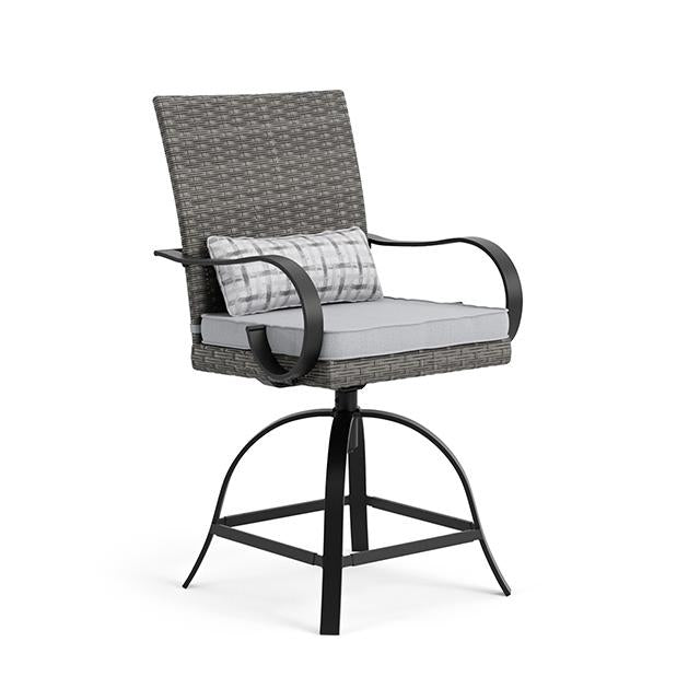 Arosa Counter Ht. Swivel Arm Chair (2/CTN) - Furniture Center (NY)
