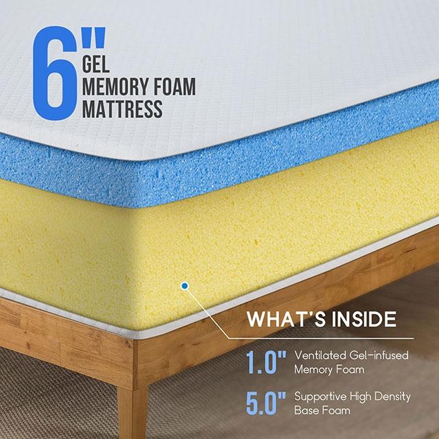 Artemisia 6" Full Memory Foam Mattress - Furniture Center (NY)
