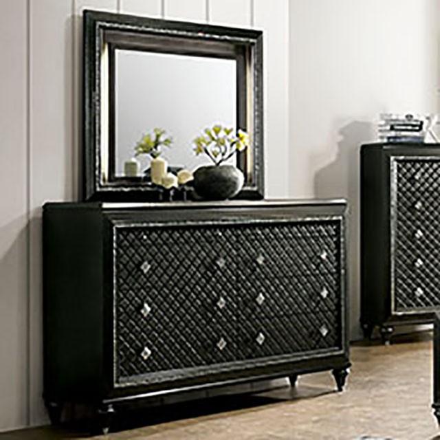 Demetria Metallic Gray Dresser - Furniture Center (NY)