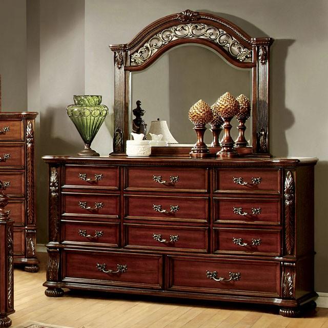 ARTHUR Brown Cherry Dresser - Furniture Center (NY)