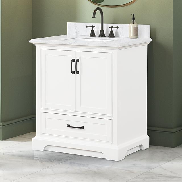 Arthur Vanity with Top/ Sink - Furniture Center (NY)