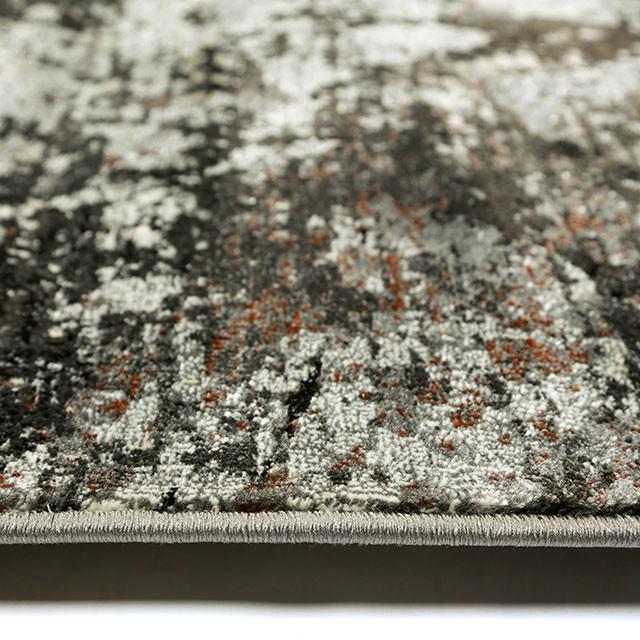 Develi Charcoal 8' X 10' Area Rug - Furniture Center (NY)