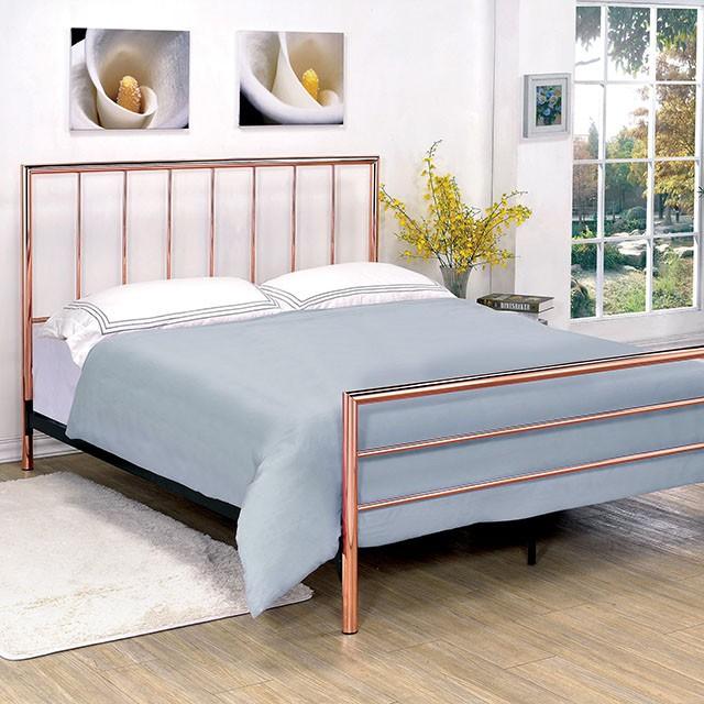 Diana Bed Rose Gold - Furniture Center (NY)