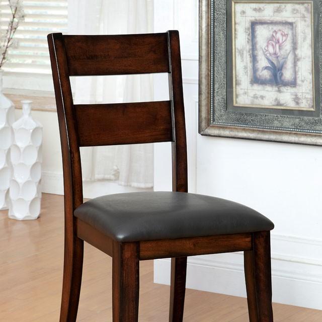 DICKINSON I Dark Cherry Side Chair (2/CTN) - Furniture Center (NY)