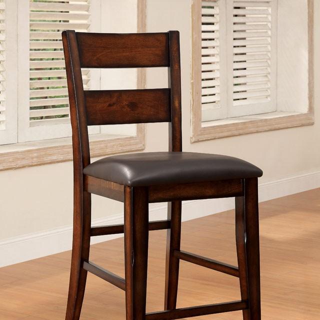 DICKINSON II Dark Cherry Counter Ht. Chair (2/CTN) - Furniture Center (NY)