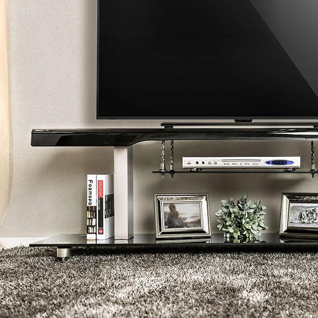 Dietrich Black 60" TV Console - Furniture Center (NY)