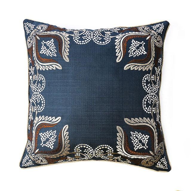 Dina Navy 20" X 20" Pillow, Navy (2/CTN) - Furniture Center (NY)