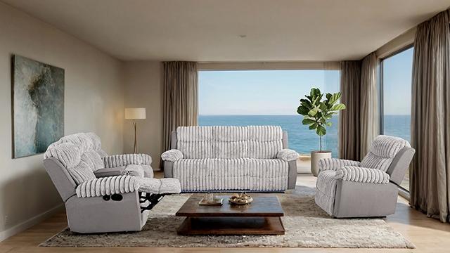 Dionysus Manual Reclining Sofa - Furniture Center (NY)