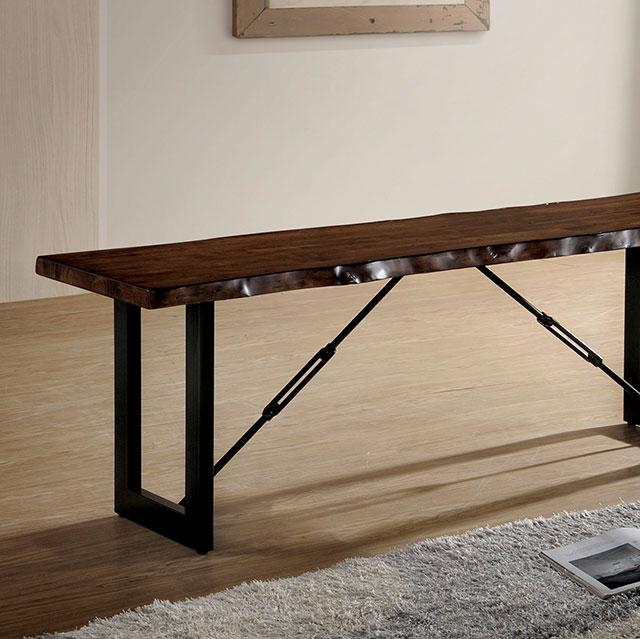 Dulce Walnut Bench - Furniture Center (NY)