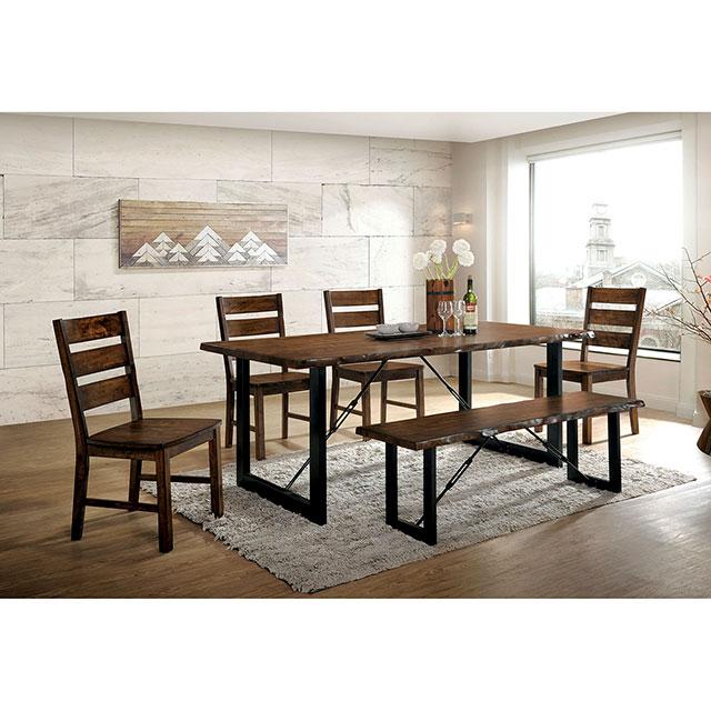 Dulce Walnut Bench - Furniture Center (NY)