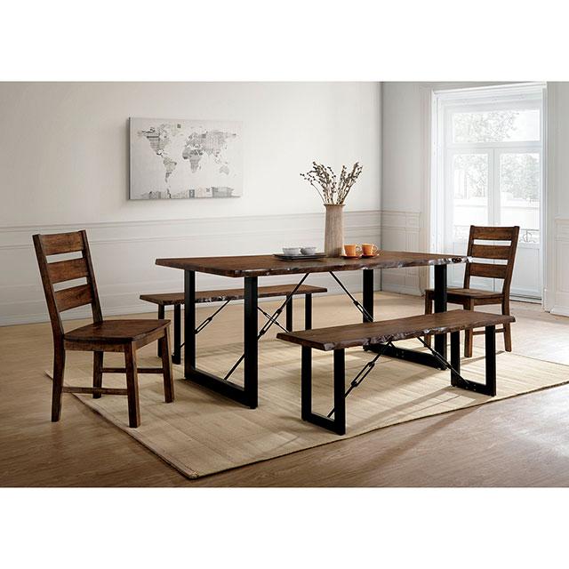 Dulce Walnut Bench - Furniture Center (NY)