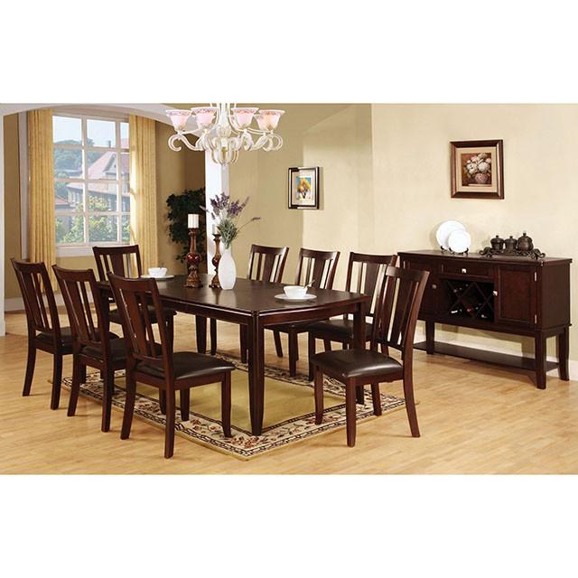 Edgewood I Espresso Dining Table - Furniture Center (NY)