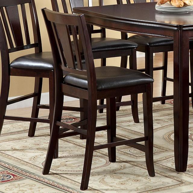 Edgewood II Espresso Counter Ht. Chair (2/CTN) - Furniture Center (NY)