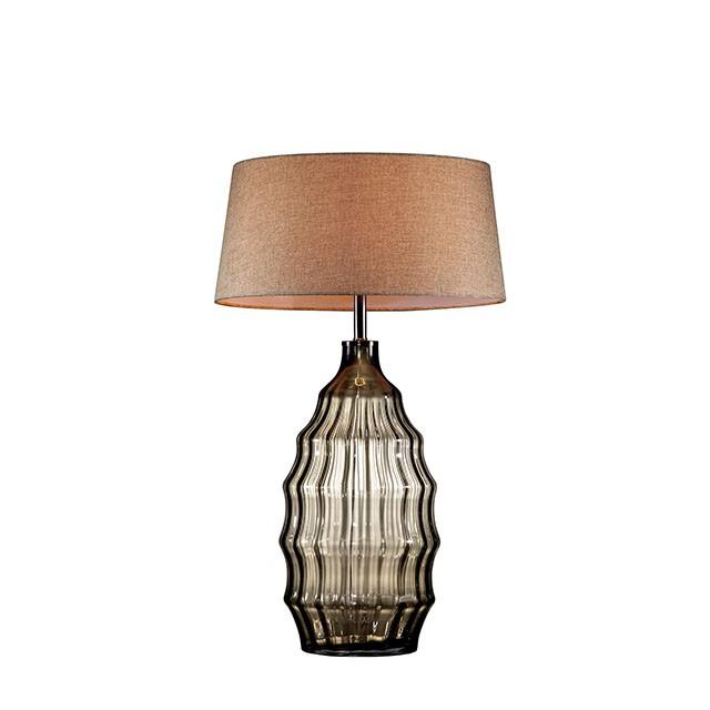 Elen Olive 28"H Olive Glass Table Lamp - Furniture Center (NY)