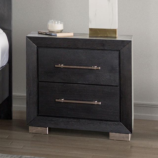 Ashbourne Night Stand w/ USB - Furniture Center (NY)