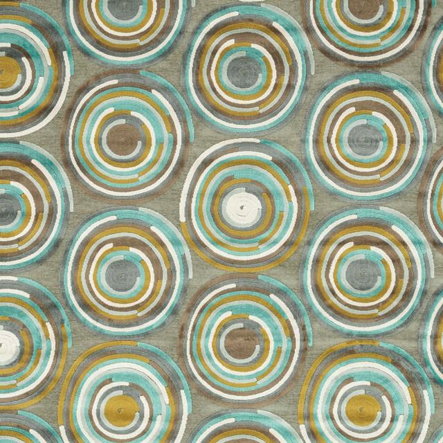 Atlas Rug Gray/ Aqua - Furniture Center (NY)