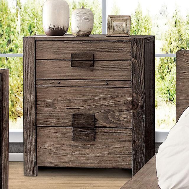 AVEIRO Rustic Natural Tone Chest - Furniture Center (NY)