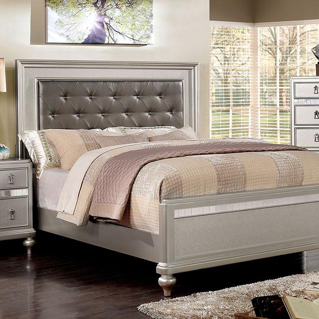 Avior Bed Silver - Furniture Center (NY)