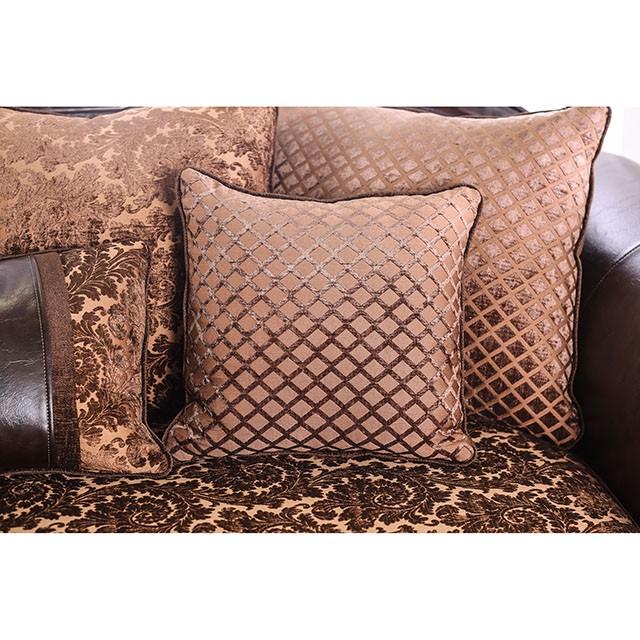 ELPIS Brown/Espresso Sofa - Furniture Center (NY)