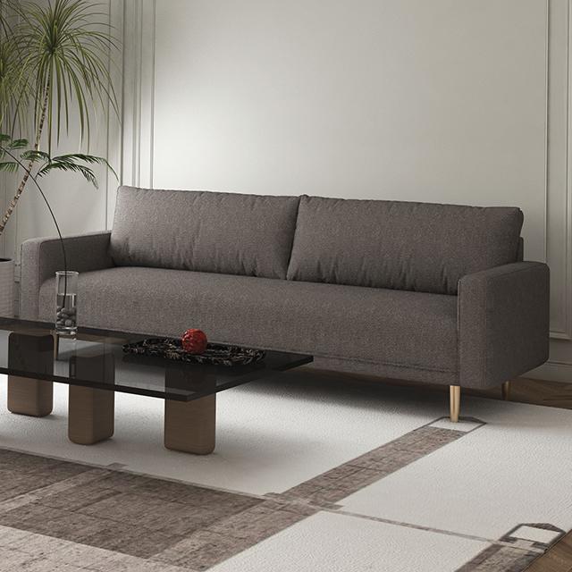 ELVERUM Sofa, Charcoal Gray - Furniture Center (NY)