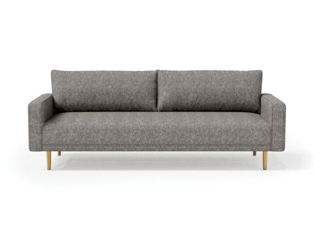 ELVERUM Sofa, Charcoal Gray - Furniture Center (NY)