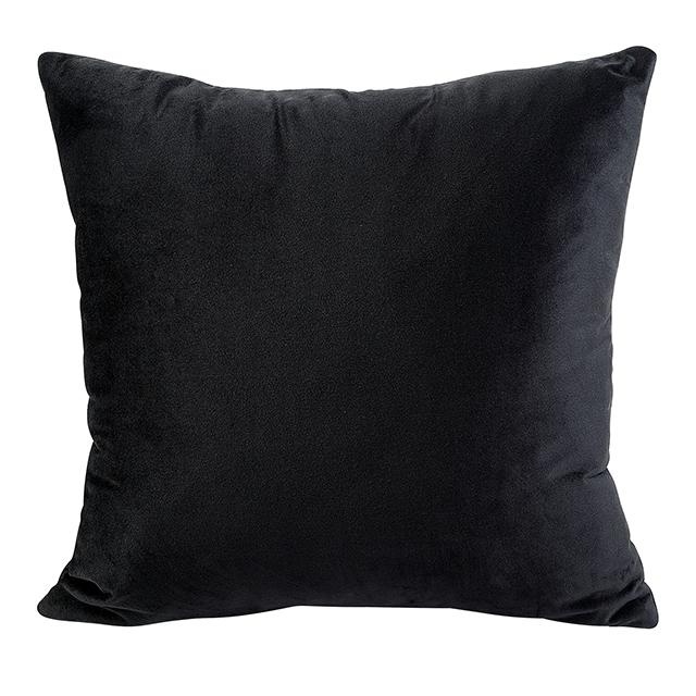 EVADNE Chair w/ Pillow, Black - Furniture Center (NY)