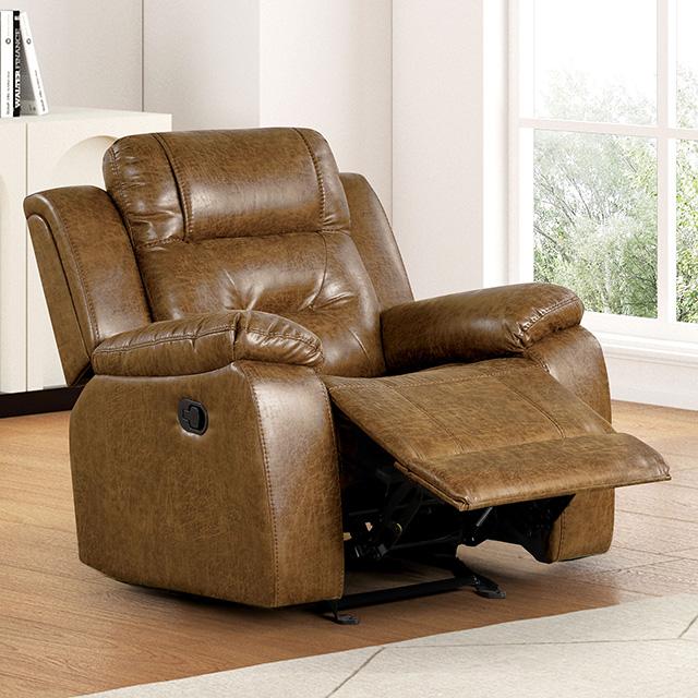 Ezekius Manual Recliner - Furniture Center (NY)